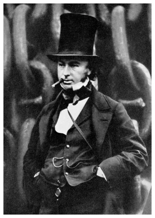 Framed Print : Isambard Kingdom Brunel, British engineer, 1857 (1956). Artist: Robert Howlett Framed Print : Isambard Kingdom Brunel, British engineer, 1857 (1956). Artist: Robert Howlett