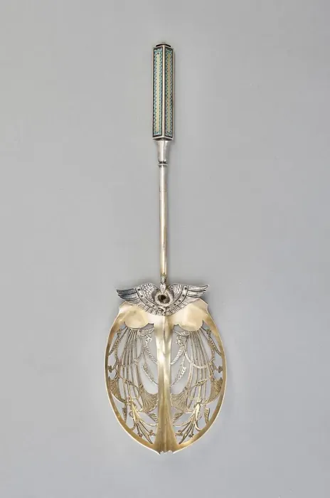 Framed Print : Isis pattern ice spoon, 1871. Creators: George Wilkinson, Gorham Manufacturing Company Framed Print : Isis pattern ice spoon, 1871. Creators: George Wilkinson, Gorham Manufacturing Company