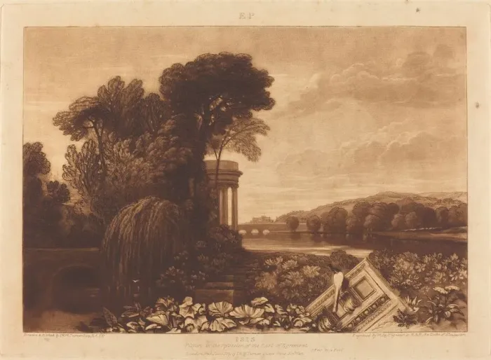 Framed Print : Isis, published 1819. Creator: JMW Turner Framed Print : Isis, published 1819. Creator: JMW Turner