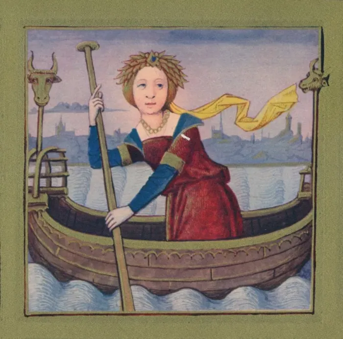 Framed Print : Isis - Reine D Egypte, 1403, (1939). Artist: Master of Berrys Cleres Femmes Framed Print : Isis - Reine D Egypte, 1403, (1939). Artist: Master of Berrys Cleres Femmes