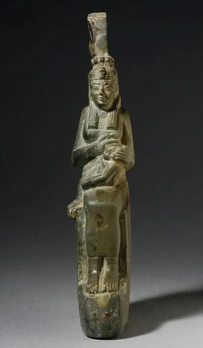 Framed Print : Isis Suckling Horus, Egypt, Third Intermediate Period circa 24th Dynasty. Creator: Unknown Framed Print : Isis Suckling Horus, Egypt, Third Intermediate Period circa 24th Dynasty. Creator: Unknown