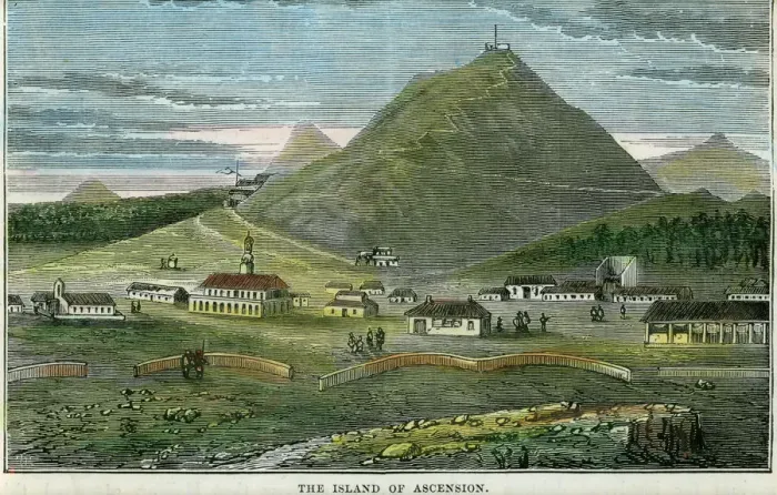 Framed Print : The Island of Ascension, c1880 Framed Print : The Island of Ascension, c1880