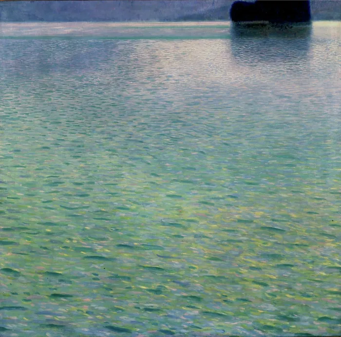 Framed Print : Island in the Attersee, 1901. Creator: Klimt, Gustav (1862-1918) Framed Print : Island in the Attersee, 1901. Creator: Klimt, Gustav (1862-1918)