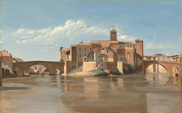 The Island and Bridge of San Bartolomeo, Rome, 1825 / 1828