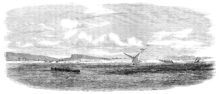 Framed Print : The Island of Karrak, in the Persian Gulf, 1857. Creator: Unknown Framed Print : The Island of Karrak, in the Persian Gulf, 1857. Creator: Unknown