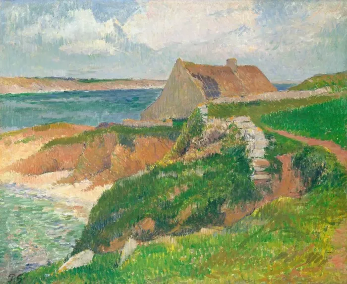 Framed Print : The Island of Raguenez, Brittany, 1890 / 1895. Creator: Henri Moret Framed Print : The Island of Raguenez, Brittany, 1890 / 1895. Creator: Henri Moret