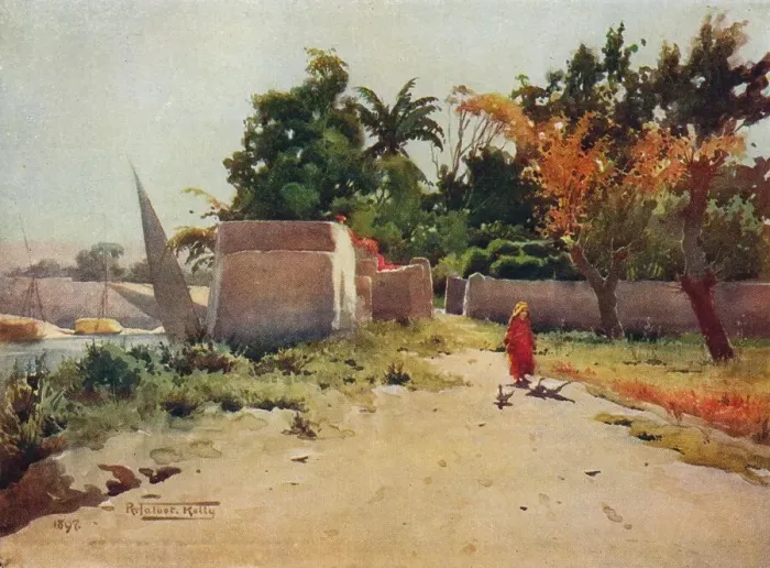 Framed Print : On the Island of Rhoda, c1880, (1904). Artist: Robert George Talbot Kelly Framed Print : On the Island of Rhoda, c1880, (1904). Artist: Robert George Talbot Kelly