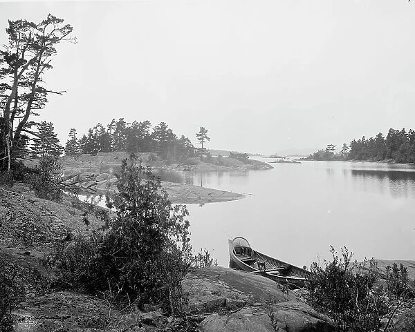 Among the islands, Whitefish Bay, Ont. c1904. Creator: Unknown
