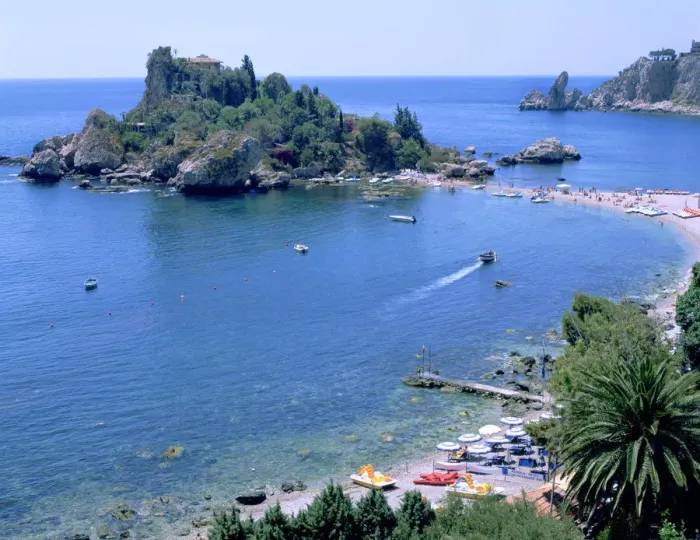 Framed Print : Isola Bella and beach, Taormina, Sicily, Italy Framed Print : Isola Bella and beach, Taormina, Sicily, Italy