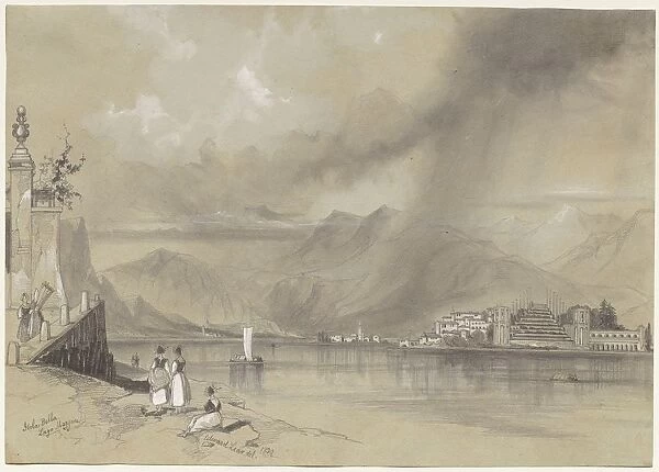 Isola Bella, Lago Maggiore, 1839. Creator: Edward Lear (British, 1812-1888)