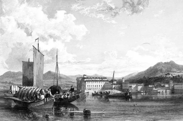 Framed Print : Isola Bella, Lago Maggiore, Italy, 19th century. Artist: W Miller Framed Print : Isola Bella, Lago Maggiore, Italy, 19th century. Artist: W Miller