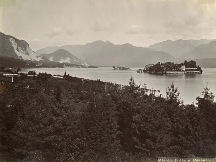 Framed Print : Isola dei Pescatori (Island of the Fishermen), Lake Maggiore, Italy, 1890 Framed Print : Isola dei Pescatori (Island of the Fishermen), Lake Maggiore, Italy, 1890