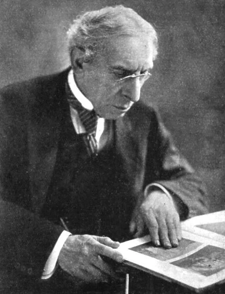 Israel Zangwill (1864-1926), English-born Zionist and writer, early 20th century
