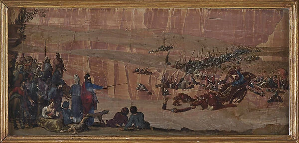 The Israelites crossing of the Red Sea, c. 1620-1630. Creator: Tempesta, Antonio (1555-1630)