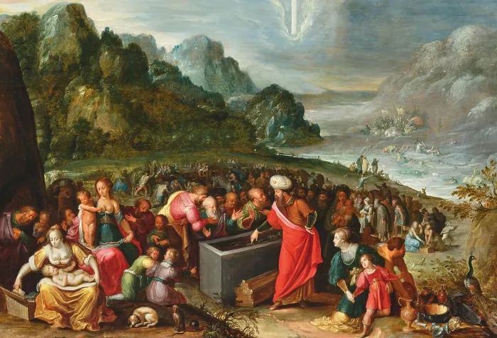Framed Print : The Israelites honour the bones of Joseph, First third of 17th century. Creator: Malo, Vincent (1602 / 1606-1644) Framed Print : The Israelites honour the bones of Joseph, First third of 17th century. Creator: Malo, Vincent (1602 / 1606-1644)