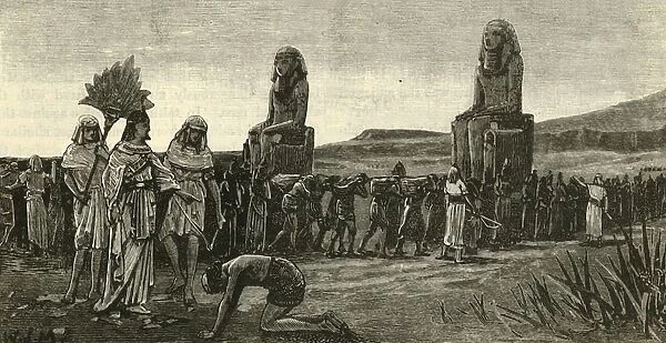 Israelites and Their Taskmasters, 1890. Creator: Unknown