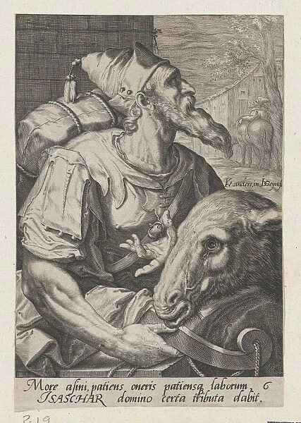 Issachar, from The Twelve Sons of Jacob. Creator: Jacques de Gheyn II