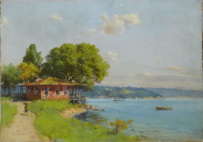 Framed Print : Istanbul. Artist: Hoca, Ali Riza (1858-1930) Framed Print : Istanbul. Artist: Hoca, Ali Riza (1858-1930)