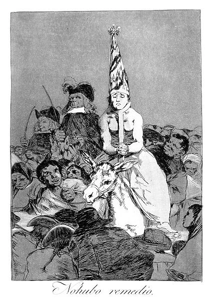 Nothing could be done about it, 1799. Artist: Francisco Goya
