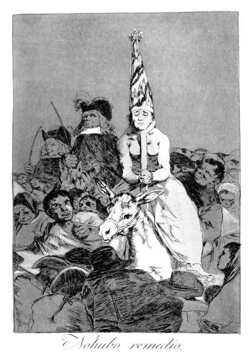 Framed Print : Nothing could be done about it, 1799. Artist: Francisco Goya
