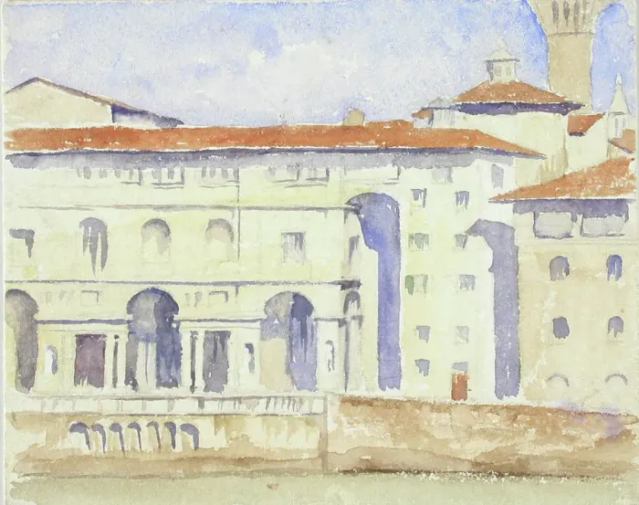 Framed Print : Italian buildings. Creator: Maria Wiik Framed Print : Italian buildings. Creator: Maria Wiik