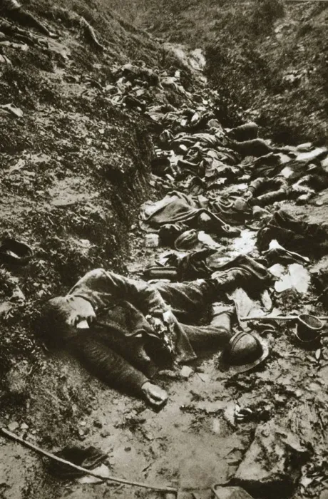 Framed Print : Italian dead at Cividale, World War I, c1917-c1918 Framed Print : Italian dead at Cividale, World War I, c1917-c1918