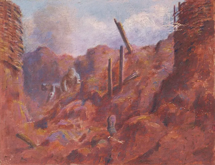 Framed Print : From Italian Front III, around 1914-1918. Creator: Dezider Czolder Framed Print : From Italian Front III, around 1914-1918. Creator: Dezider Czolder