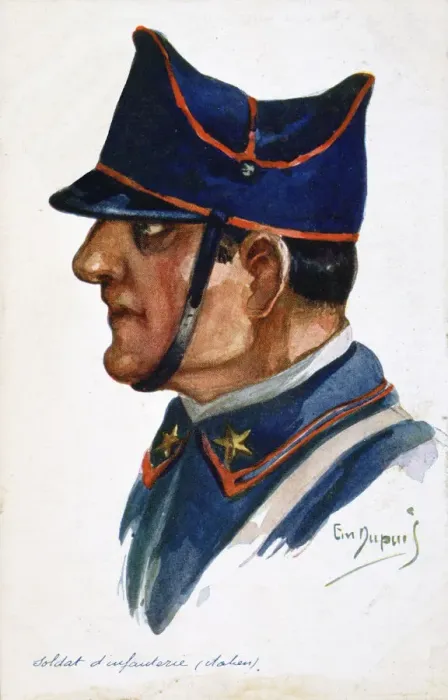 Framed Print : Italian infantry soldier, 1914-1918 Framed Print : Italian infantry soldier, 1914-1918