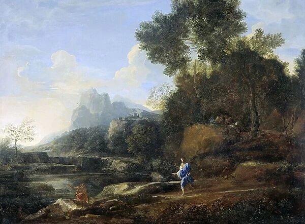 Italian Landscape, 1638-1640. Creator: Gaspard Dughet