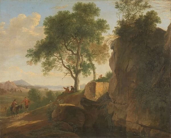 Italian landscape, 1643. Creator: Herman van Swanevelt