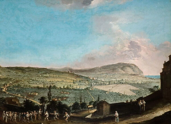 Italian Landscape, 1750-1800. Creator: Soloman Delane