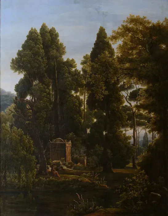 Framed Print : Italian Landscape, 1820 Framed Print : Italian Landscape, 1820