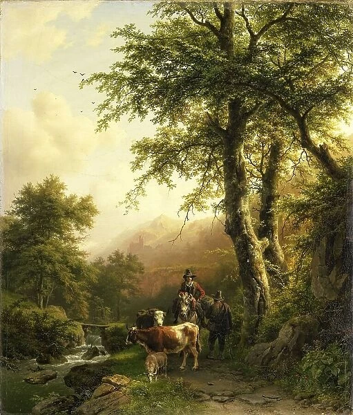 Italian Landscape, 1848. Creator: Barend Cornelis Koekkoek