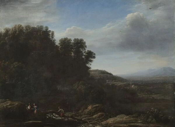Italian Landscape, c. 1630. Creator: Claude Lorrain (French, 1604-1682)