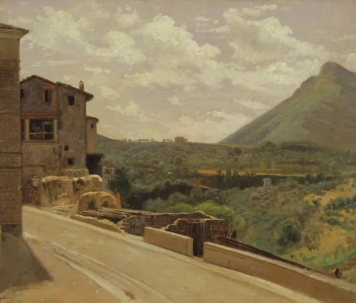 Framed Print : Italian Landscape. Creator: Wilhelm Marstrand Framed Print : Italian Landscape. Creator: Wilhelm Marstrand