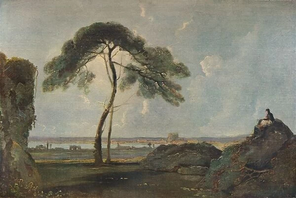 Italian Landscape with a Stone Pine, c1756, (1938). Artist: Richard Wilson