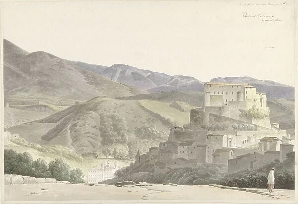 Italian landscape at Subiaco, 1787-1847. Creator: Josephus Augustus Knip