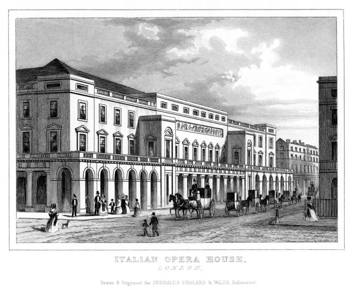 Framed Print : Italian Opera House, Haymarket, Westminster, London, late 18th - early 19th century Framed Print : Italian Opera House, Haymarket, Westminster, London, late 18th - early 19th century