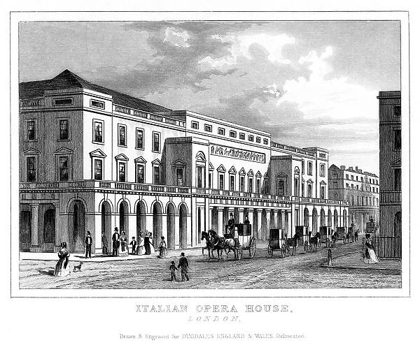 Italian Opera House, Haymarket, Westminster, London, late 18th - early 19th century