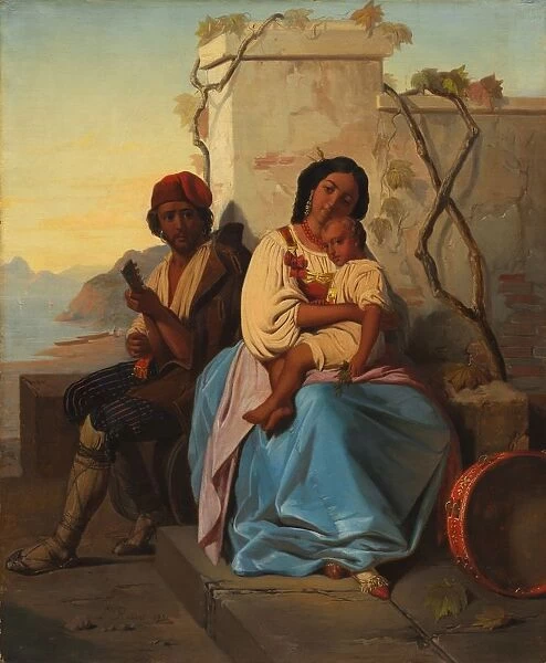 Italian Scene, not dated. Creator: Leopold Robert (Swiss, 1794-1835), imitator of