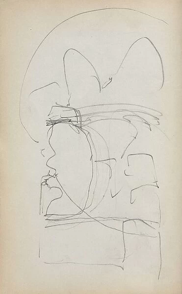 Italian Sketchbook: Abstract Sketch (page 5), 1898-1899. Creator: Maurice Prendergast (American