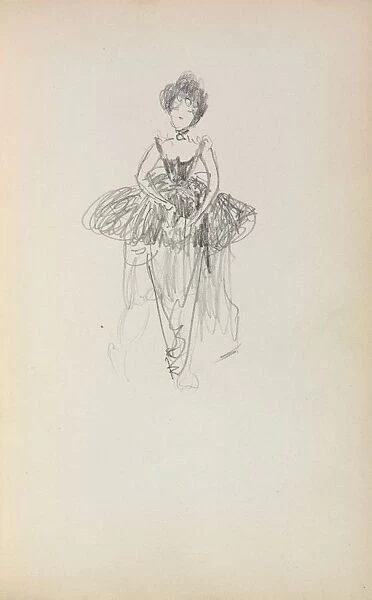 Italian Sketchbook: Ballerina (page 231), 1898-1899. Creator: Maurice Prendergast (American