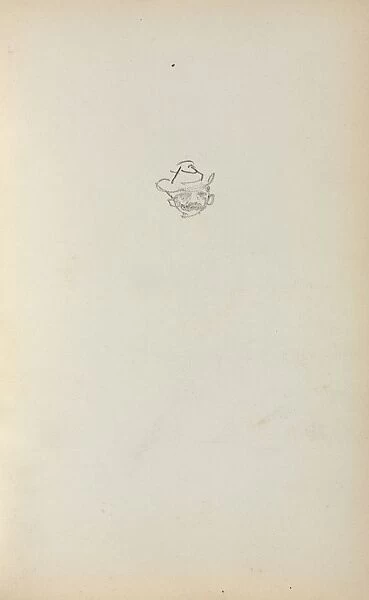 Italian Sketchbook: Head of a Man (page 223), 1898-1899. Creator: Maurice Prendergast (American
