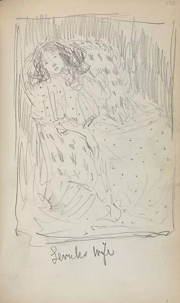 Italian Sketchbook: Levuks Wife (page 170), 1898-1899. Creator: Maurice Prendergast (American