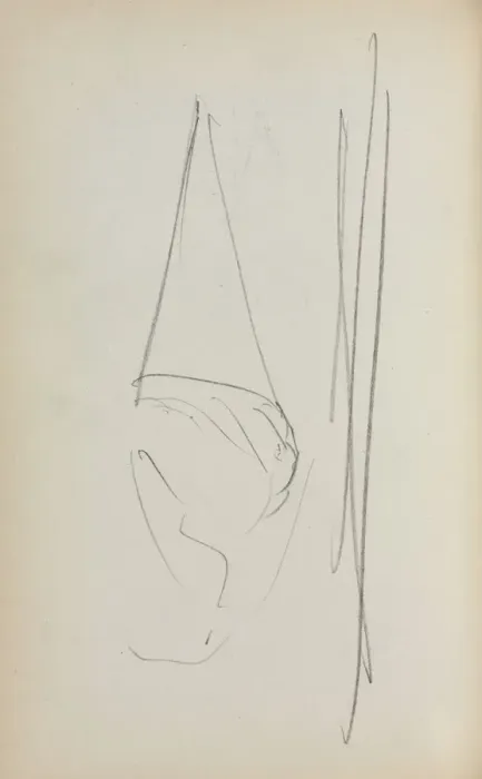 Framed Print : Italian Sketchbook: Sail (page 69), 1898-1899. Creator: Maurice Prendergast (American, 1858-1924) Framed Print : Italian Sketchbook: Sail (page 69), 1898-1899. Creator: Maurice Prendergast (American, 1858-1924)