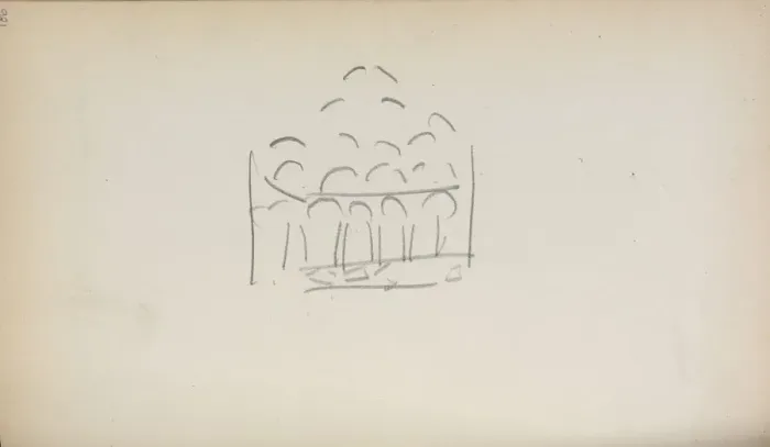 Framed Print : Italian Sketchbook: San Marco (page 186), 1898-1899. Creator: Maurice Prendergast (American Framed Print : Italian Sketchbook: San Marco (page 186), 1898-1899. Creator: Maurice Prendergast (American