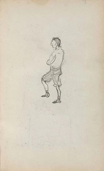 Italian Sketchbook: Standing Boy (page 245), 1898-1899. Creator: Maurice Prendergast (American