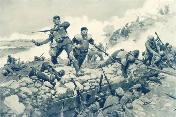 Framed Print : Italian Soldiers Equipped with Breast-plates, 1917. Creator: Unknown Framed Print : Italian Soldiers Equipped with Breast-plates, 1917. Creator: Unknown