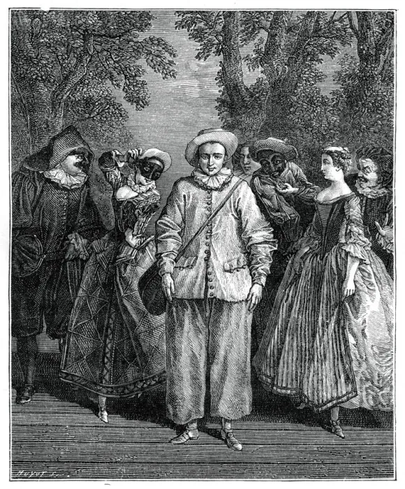 Framed Print : The Italian Theatre, (1885). Artist: Lancret Framed Print : The Italian Theatre, (1885). Artist: Lancret