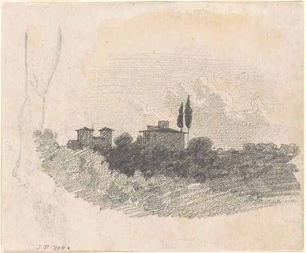 Italian Villa [recto], 1870-1872. Creator: John Singer Sargent